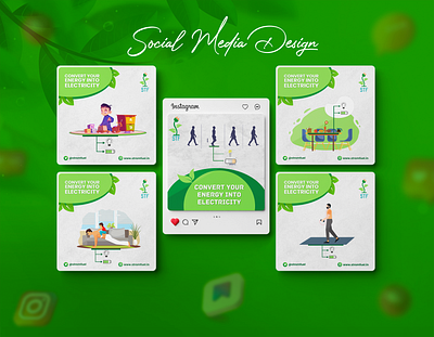 Social Media Post Design, Green Energy, Electricity. ads babber ads banner banner banner template design energy energy saving facebook post flyer green green energy instagram post post power social social media social media design socialmediapost