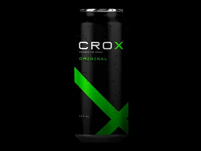 Crox energy drink logo design. Good? creative logo creative logo design design energy drink green logo illustration logo design monster mother redbull