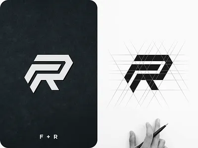 FR MONOGRAM LOGO awesome logo best logo branding design fr logo fr monogram fr monogram logo identity logo monogram monogram design monogram logo