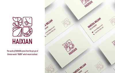 HAIXIAN - LOGO BRANDING branding card design graphic design illustration logo logo design mockup