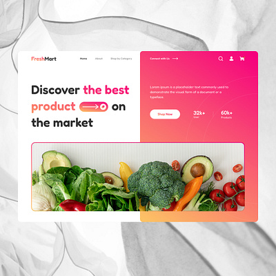 FreshMart design figma graphic design ui ux webdesign