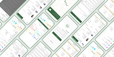 Goods distribution service app design ui
