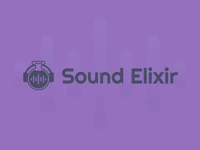 Sound Elixir Logo branding logo design music rebrand