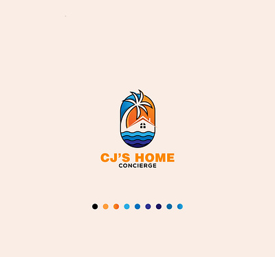 Logo Design abstatct logo branding costal logo design flatlogo graphic design home house illustration letter logo logo logo design minimal minimalist logo property realestate logo sea logo