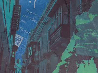 m4lt4 album cover art collage design glitch illustration photoshop retro