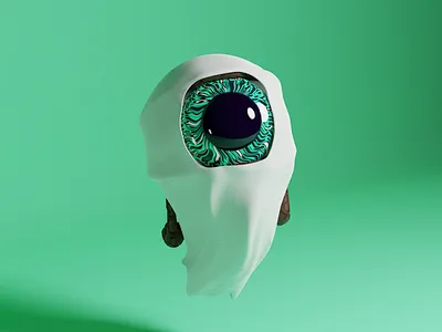 Sp0o0o0ky... 3d 3d art art direction blender blender3d blockchain c4d cinema4d collectible design graphic design illustration metaverse motion graphics nft nft collection pbr