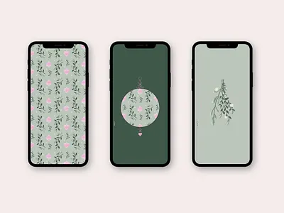 Christmas wallpaper on your phone art artwork illustration wallpaper