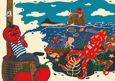 Adventure Time! characters design illustration