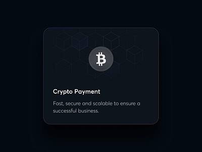 Feature Card cool crypto dark design graphic design ui web design