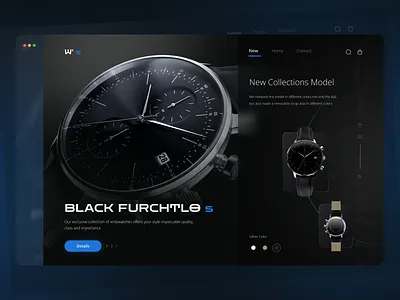 Watch Store Concept banner branding concept design graphic design illustration landing u ui ux vector