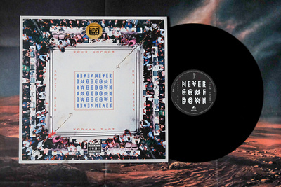 Kooley High - Never Come Down (Vinyl Release) 9th wonder album art album covers boxing cover art font design graphic design hip hop kooley high m.e.c.c.a. records muhammad ali never come down photoshop record sleeve typography vinyl cover vinyl records