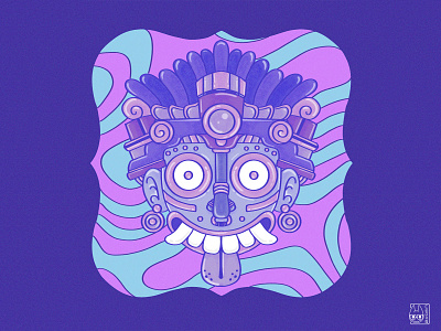 Tlaloque design graphic design illustration photoshop sketchbookpro