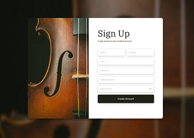 Sign Up form design figma form ui graphic design sign up ui ux