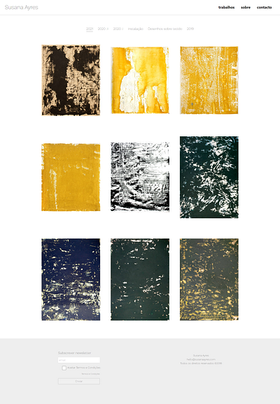 Artist Website (2021) 2 artistwebsite artworks graphic design ui ux webdesign