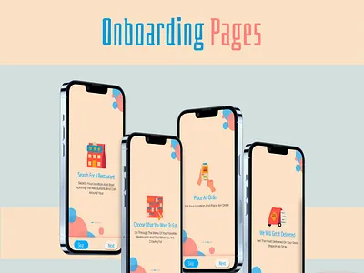 Home Dine Onboarding Pages app ui ux branding logo mobile ux onboarding page ui ui and ux figma