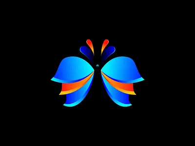 Colorful Butterfly animal app icon bird brand identity branding butterfly butterfly symbol colorful colorful butterfly creative logo design flat flat logo icon logo logos meditation minimalist modern logo design symbol