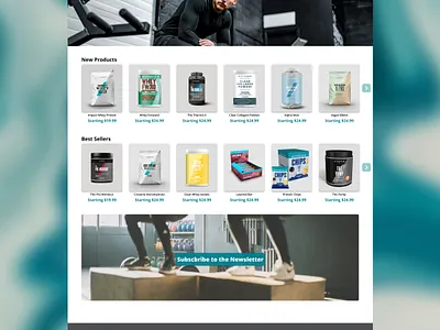 MYPROTEIN Homepage Redesign branding design typography ui ux