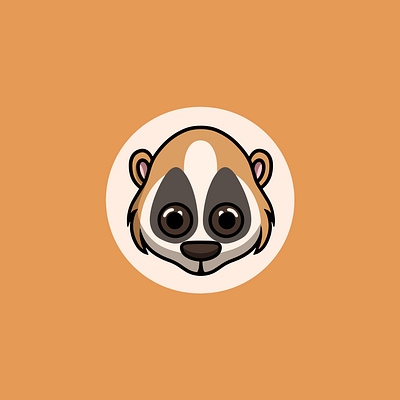 I am Cute Slow Loris animal branding cute design graphic design icon illustration kawaii logo