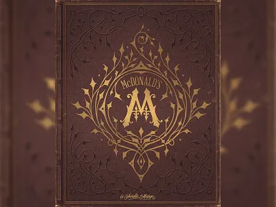 McDonald's – Lettering Style Challenge on Procreate (2022) custom type design hand drawn lettering procreate type typography