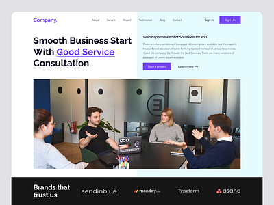 Agency Website Design agency branding business company consultant creative design landing page landing page design logo marketing minimal personal portfolio startup ui uiux web web design web3 website webdesign