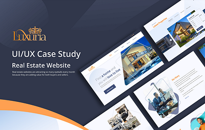 Real Estate Website Case Study (UX) case study graphic design landing page product design ui ui design ux ux design visual design