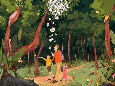 Editorial Illustration digital art editorial illustration