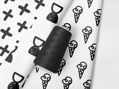 Black Abstract abstract black abstract branding design fabric graphic design graphic illustration hand drawn illustration monochrome product design vector