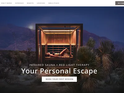 Sauna Web design on Webflow branding clean design custom artwork custom design custom layout design graphic design homepage design illustration landing page logo sauna website single page website ui ux web design webflow website redesign