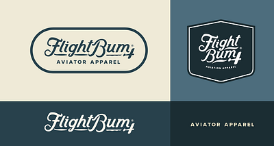 Flight Bum Aviator Apparel apparel aviation branding flightbum logo