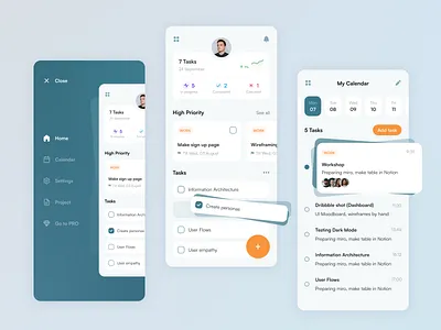 To Do List App calendar clear design light mode management app mobile planning project manager schedule task task app task manage to do app to do list todo list