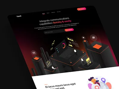 Communication Platform As A Service | SpaaS app branding design graphic design illustration logo typography ui ux vector