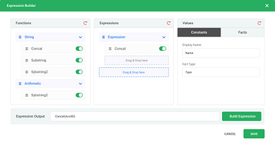Expression Builder ui