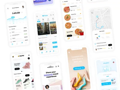 Mobile App UX/UI design design mobile app ui ux uxui
