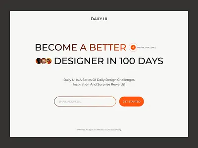 Redesign Daily UI Landing Page app dailyui design graphic design illustration ui ux vector
