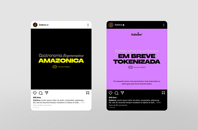 DaSelva Instagram Post amazon amazon food amazonia black brutalist daselva exotic color pallete instagram post purple social social media trendy vintage