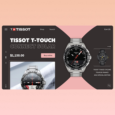 TISSOT design interface ui uidesign userinterfacw ux uxdesign web website