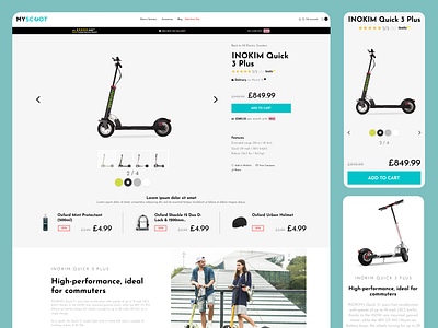 🛴 Myscoot - eCommerce Website (Design) design ecommerce figma mobile app design mobile application design mobile design nobile ui ui ui concept ui design uiux uiux design ux ux design web design web ui concept web ui design website design