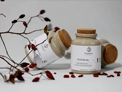 Oterrapy - label design brandidentity branding label design logo packaging