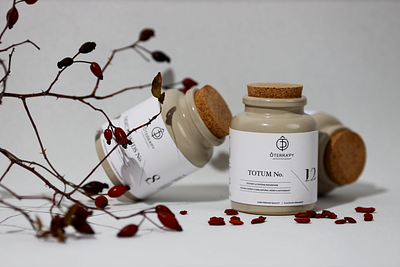 Oterrapy - label design brandidentity branding label design logo packaging