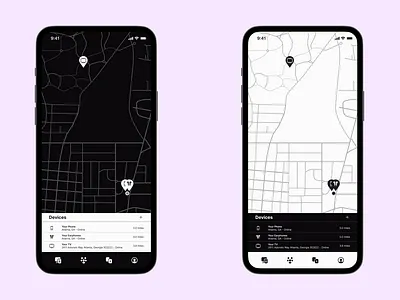 Location Tracker - Mobile app dailyui location locator mobile tracker ui uidesign