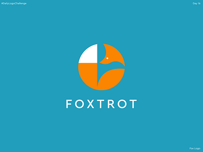 Day 16 - Logo Challenge brand brand identity branding clean daily logo daily logo challenge design flat fox fox logo graphic graphic design icon illustration illustrator logo logo design modern simple vector