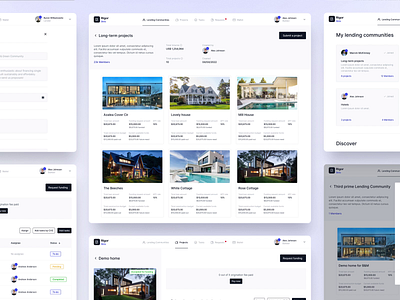 Rigor cards community contributors dao dashboard design freelancing join loan platform product design request ui ux web web3