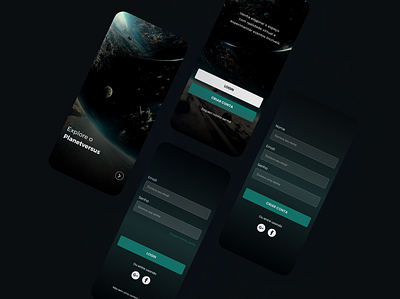 Mobile App Design - Planetversus app app design design design app illustration mobile ui