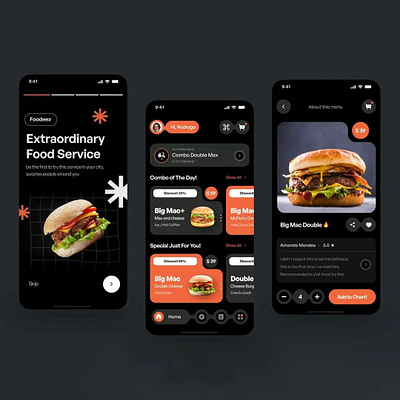 Food Delivery App Design 🤍 dribble graphic design graphic designer pro ui ui design ui designer ui ux ui ux design ui ux graphic ux