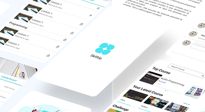 UI/UX Case Study: SkillUp app branding design ui ux
