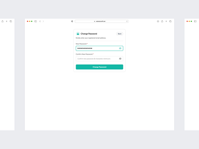 Desktop Modal app design minimal ui ux