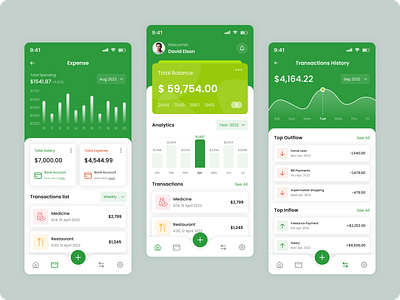 Expense Tracker App app design creative minimal diagram ewallet expense manager expense tracker expenses finance app financial app fintech income mobile app money money app money management outcome product design tracker uidesign ux ui