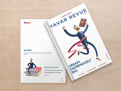 Magazine Front page design 3d branding graphic design