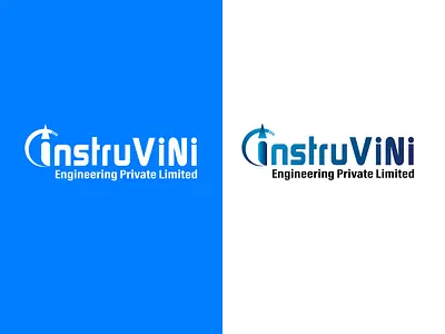 InstruViNi Engineering Private Limited Company Logo 3d logo branding design graphic design illustration illustrator logo photoshop ui ux vector web desgin