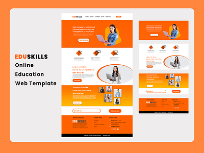 Newest Website exploration for Education Web Design 3d animation branding design graphic design illustration logo motion graphics typography ui ux vector web desgin web development